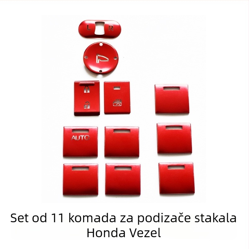 Aluminijski zaštitni poklopac za gumb elektroničke parkirne kočnice za Honda Binzhi XRV – prilagodljiva obrada, bez logotipa