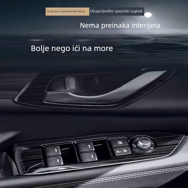 Set unutarnjih ukrasa od nehrđajućeg čelika za Mazda CX-5 (druga generacija, novi CX-5) - komplet
