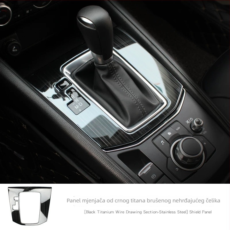 Set unutarnjih ukrasa od nehrđajućeg čelika za Mazda CX-5 (druga generacija, novi CX-5) - komplet