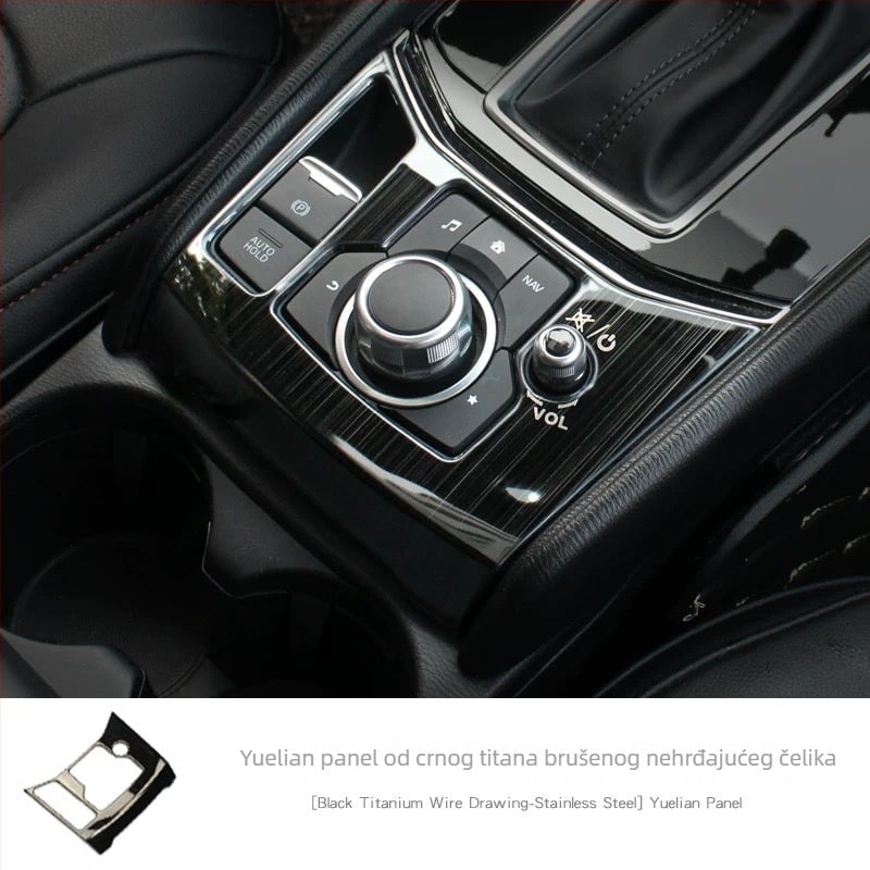 Set unutarnjih ukrasa od nehrđajućeg čelika za Mazda CX-5 (druga generacija, novi CX-5) - komplet