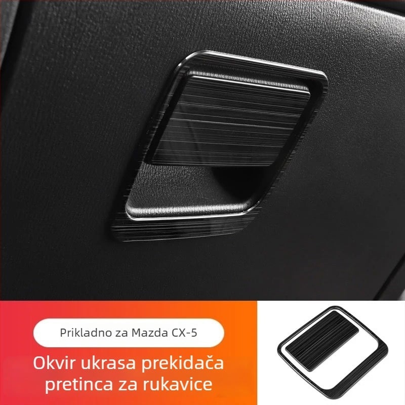 Set unutarnjih ukrasa od nehrđajućeg čelika za Mazda CX-5 (druga generacija, novi CX-5) - komplet