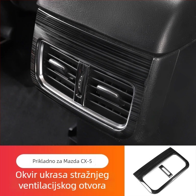 Set unutarnjih ukrasa od nehrđajućeg čelika za Mazda CX-5 (druga generacija, novi CX-5) - komplet