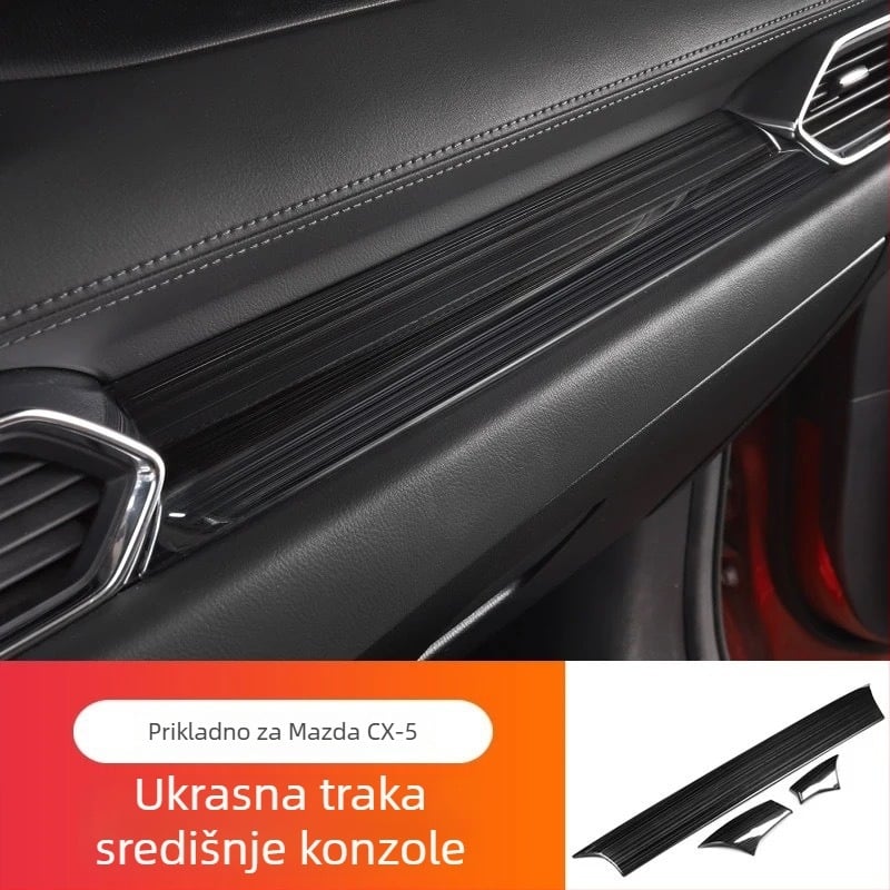 Set unutarnjih ukrasa od nehrđajućeg čelika za Mazda CX-5 (druga generacija, novi CX-5) - komplet