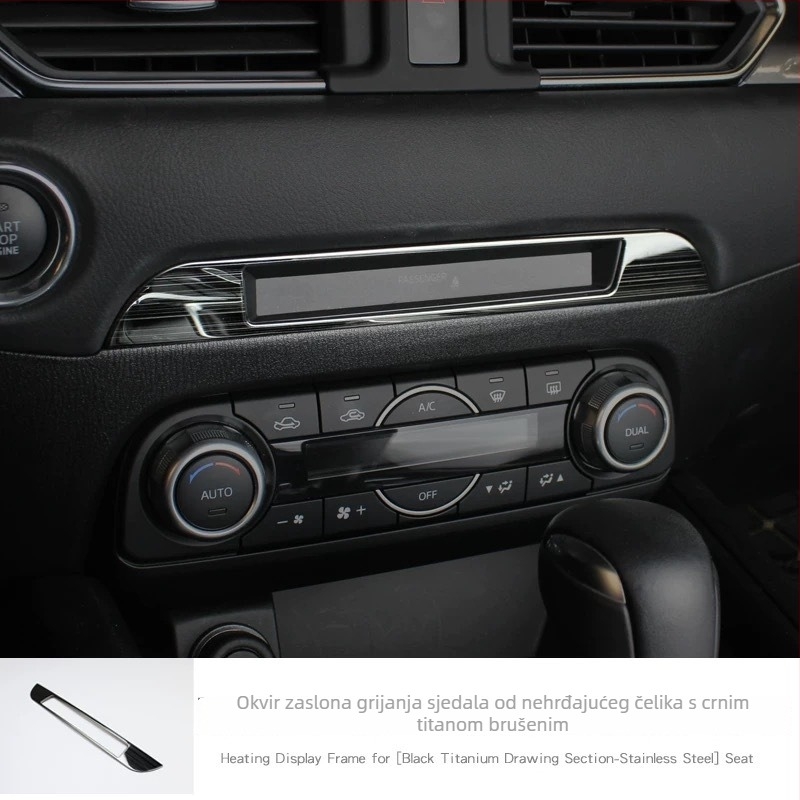 Set unutarnjih ukrasa od nehrđajućeg čelika za Mazda CX-5 (druga generacija, novi CX-5) - komplet