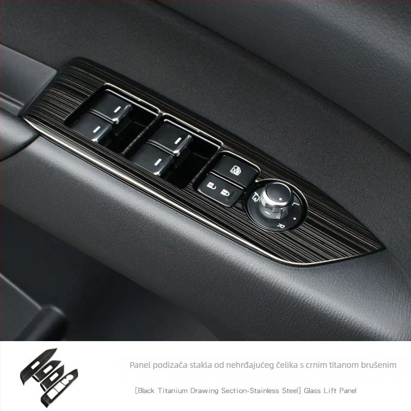 Set unutarnjih ukrasa od nehrđajućeg čelika za Mazda CX-5 (druga generacija, novi CX-5) - komplet