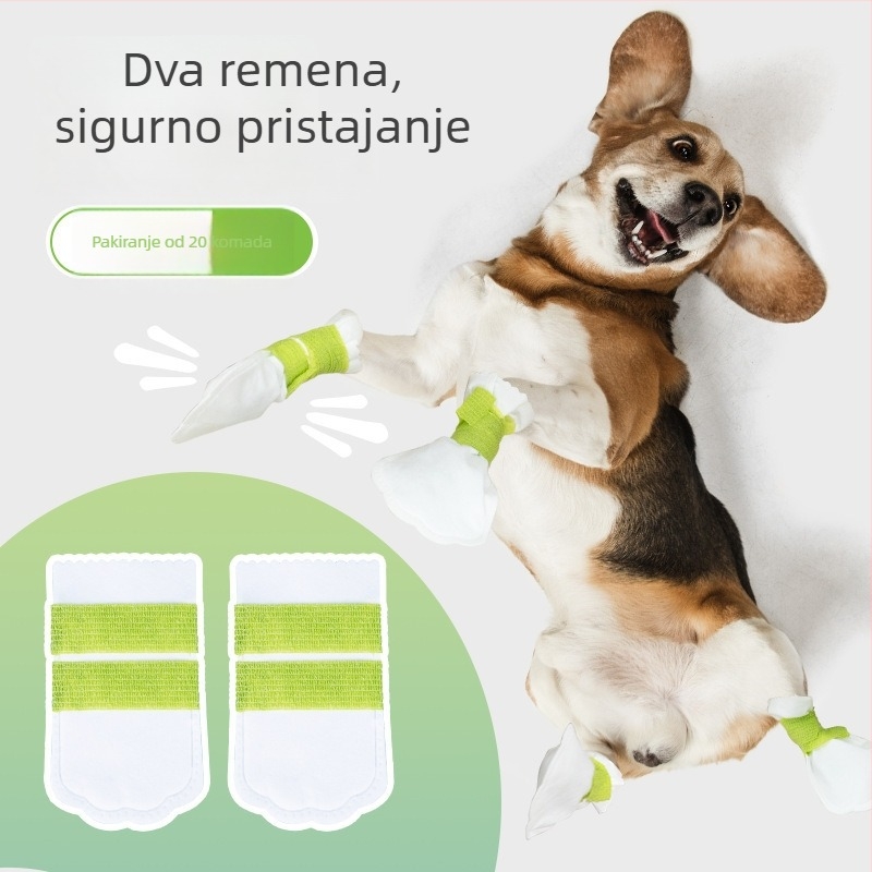 Jednokratne zaštitne cipele za kućne ljubimce, vodootporne i protuklizne, od netkanog materijala