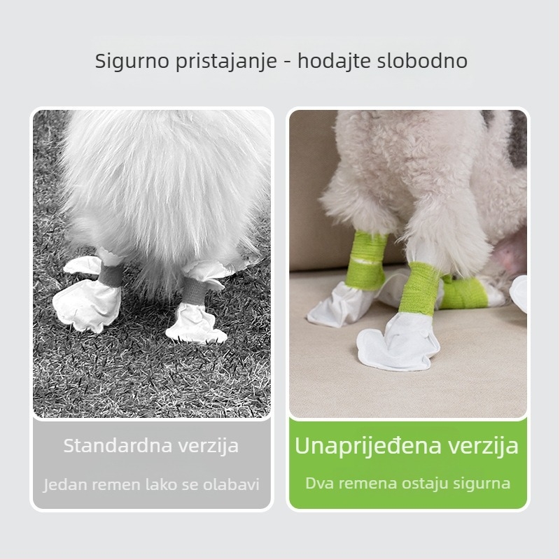 Jednokratne zaštitne cipele za kućne ljubimce, vodootporne i protuklizne, od netkanog materijala