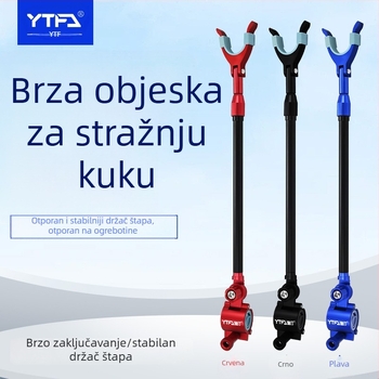 Držač za ribarske štapove – univerzalni, aluminijska zlitina, stražnja montaža