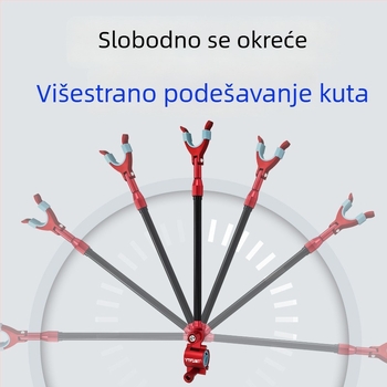 Držač za ribarske štapove – univerzalni, aluminijska zlitina, stražnja montaža