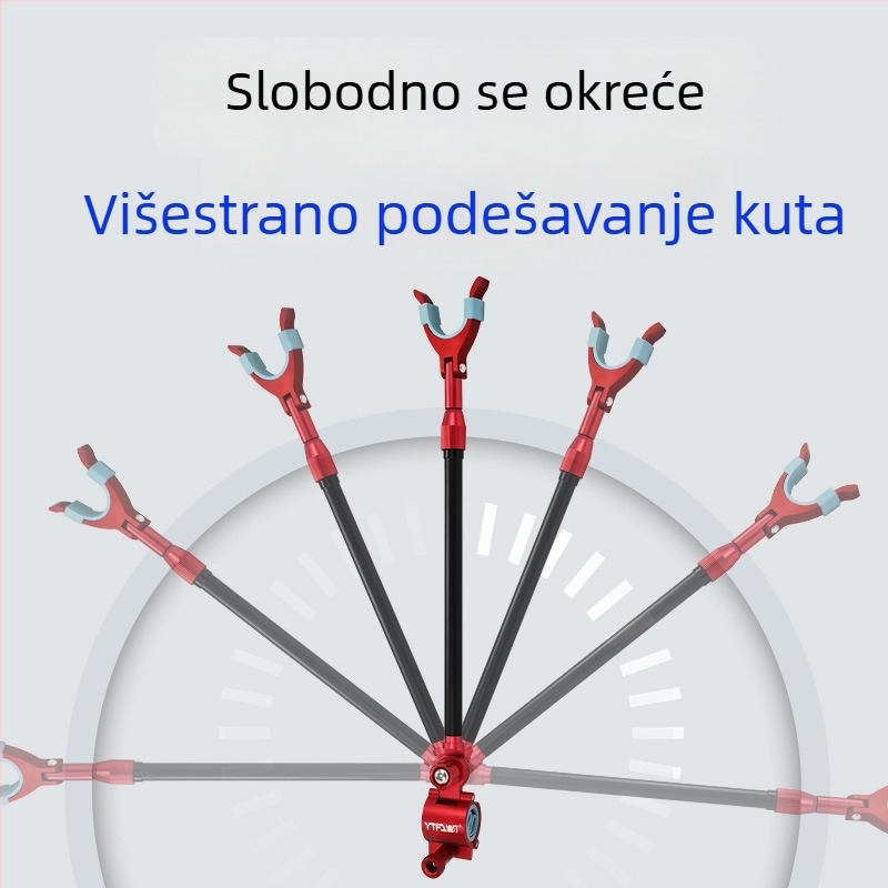 Držač za ribarske štapove – univerzalni, aluminijska zlitina, stražnja montaža