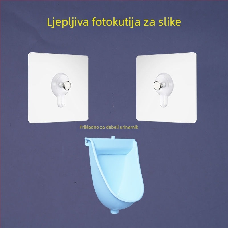 Ljepljiva kopča za dvostruku posudu – akril, ljepilna kopča, marka: Double Urn, montaža na glatku stijenu, moderan stil