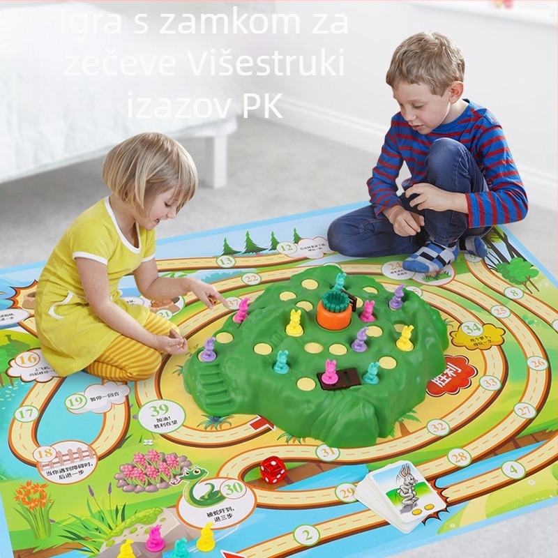 Bailichi Logička slagalica — društvena igra za dva igrača, tema zec, plastika, kognitivni razvoj (uzrast 4–35)