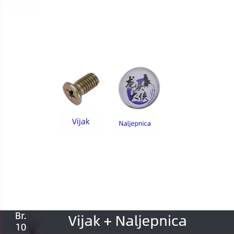Ventil za ispiranje WC-a s keramičkim bakrenim jezgrom, brzo otvaranje, ručni prekidač s držalom i kotačićem