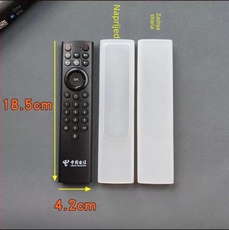 Zaštitni omotač daljinskog upravljača za set-top box, prozračni silikon, vodootporan, otporan na prašinu, otporan na padove