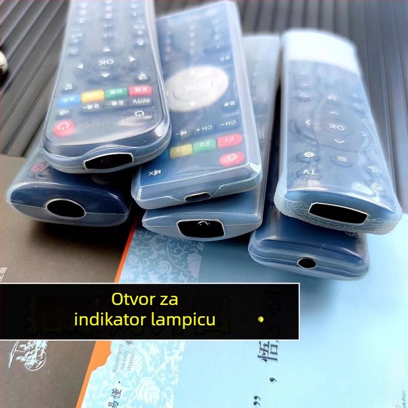 Zaštitni omotač daljinskog upravljača za set-top box, prozračni silikon, vodootporan, otporan na prašinu, otporan na padove