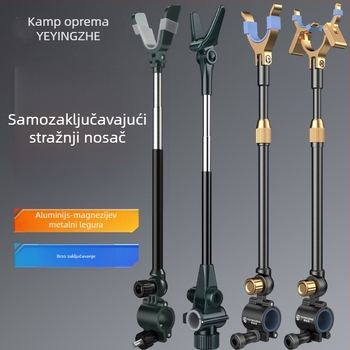 Camper univerzalna drška štapa za ribolov — automatsko zaključavanje, brzo oslobađanje, protuklizno, aluminijska legura