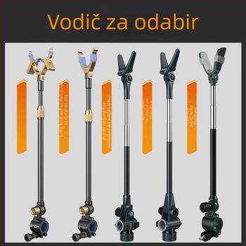 Camper univerzalna drška štapa za ribolov — automatsko zaključavanje, brzo oslobađanje, protuklizno, aluminijska legura