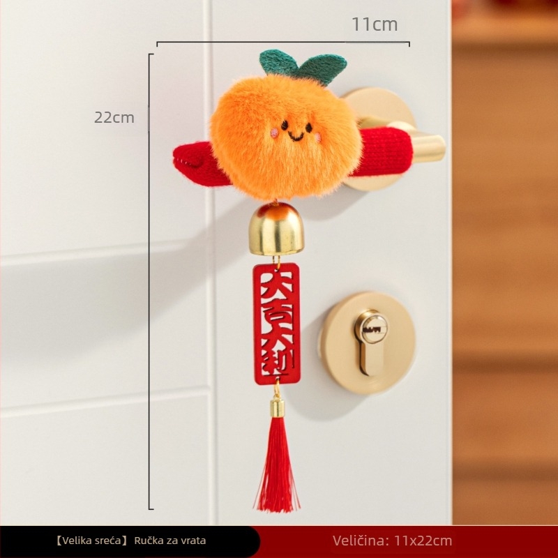 Pendant za kvaku ulaznih vrata — pliš materijal, karikatura uzorak, Weice marka, za kineski Dan zaljubljenih