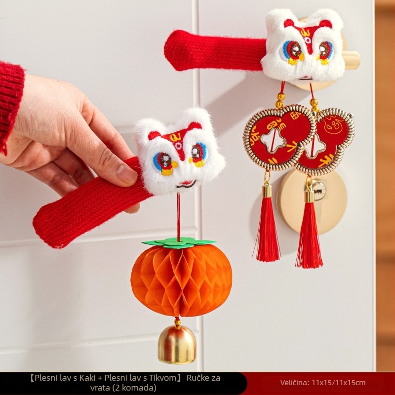 Pendant za kvaku ulaznih vrata — pliš materijal, karikatura uzorak, Weice marka, za kineski Dan zaljubljenih