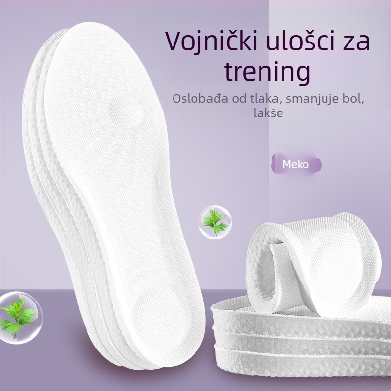 Uložak od memorijske pjene s sporim vraćanjem, prozračan, upija vlagu, antibakterijski, lagan i udoban, povećava visinu, debeli dizajn.