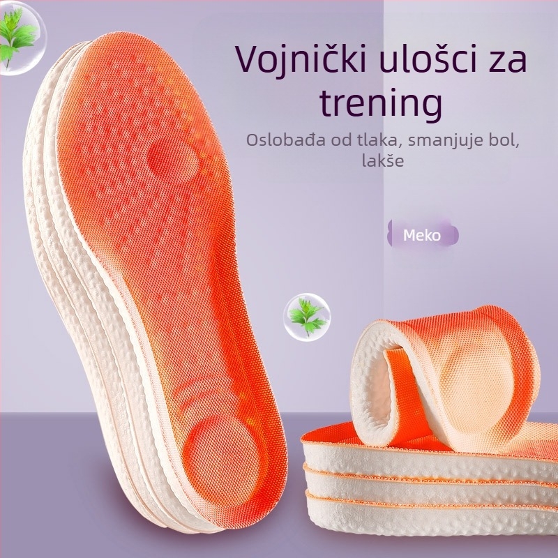 Uložak od memorijske pjene s sporim vraćanjem, prozračan, upija vlagu, antibakterijski, lagan i udoban, povećava visinu, debeli dizajn.