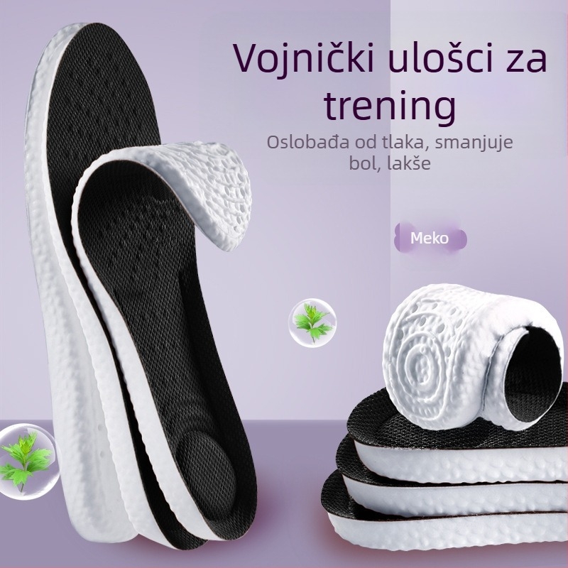 Uložak od memorijske pjene s sporim vraćanjem, prozračan, upija vlagu, antibakterijski, lagan i udoban, povećava visinu, debeli dizajn.