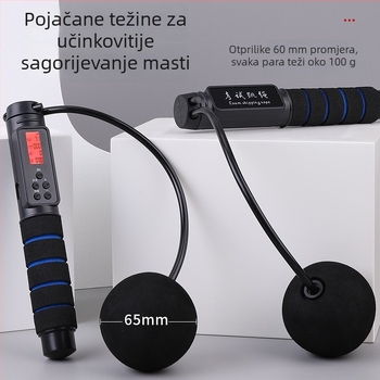 Elektroničko brojanje bežično užet za preskakanje, PVC + čelično uže, 2.8, Benefit