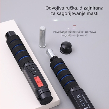 Elektroničko brojanje bežično užet za preskakanje, PVC + čelično uže, 2.8, Benefit