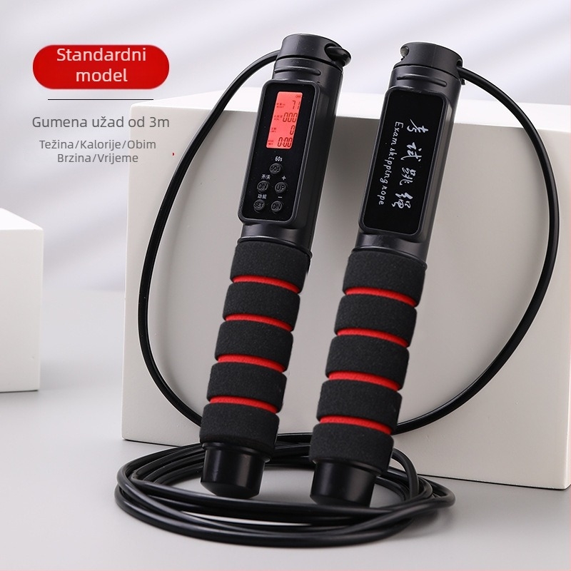 Elektroničko brojanje bežično užet za preskakanje, PVC + čelično uže, 2.8, Benefit