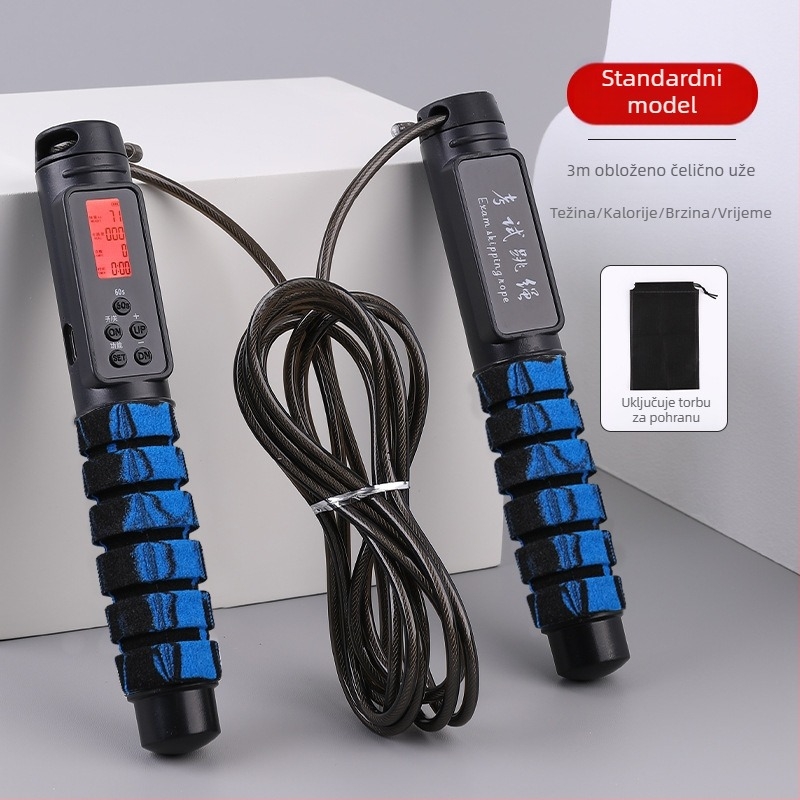 Elektroničko brojanje bežično užet za preskakanje, PVC + čelično uže, 2.8, Benefit