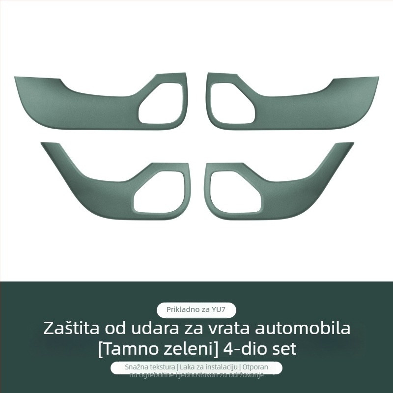 Fuhe ABS dekorativna naljepnica za bočni panel automobila, uzorak karbonskih vlakana, samoljepljiva unutarnja zaštita, kompatibilno s Xiaomi SU7/YU7
