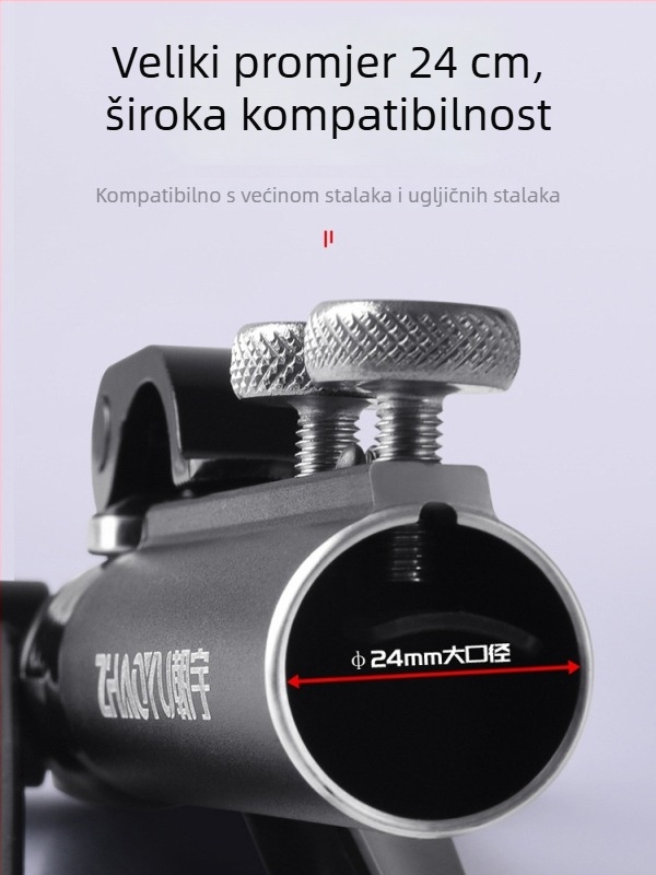 Chaoyu držač za ribolovnu štap s zemnim priključkom, višedirekcijsko okretanje, sklopiv, metalna konstrukcija, model Dd64495