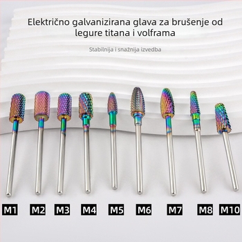 Brusna glava za nokte od volfram čelika - 6 g neto težina