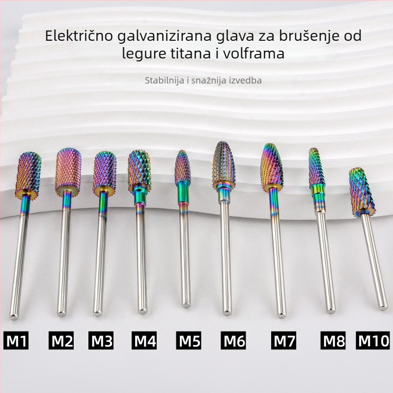 Brusna glava za nokte od volfram čelika - 6 g neto težina