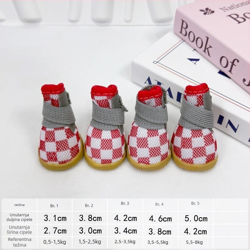 Cipele za pse: protuklizne, otporne na trošenje, dekorativne (guma; INS stil)