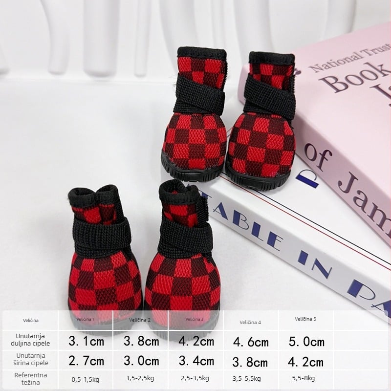 Cipele za pse: protuklizne, otporne na trošenje, dekorativne (guma; INS stil)