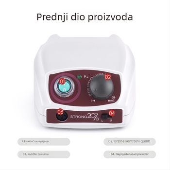 STRONG aparat za poliranje noktiju, model 207+108E, kod proizvoda 207+108E