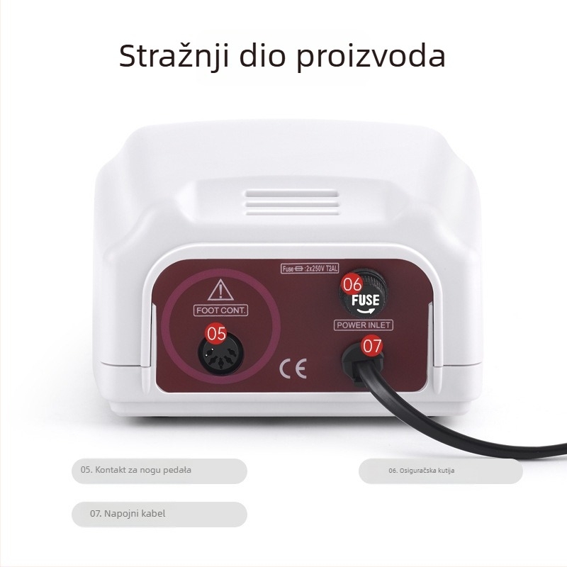 STRONG aparat za poliranje noktiju, model 207+108E, kod proizvoda 207+108E