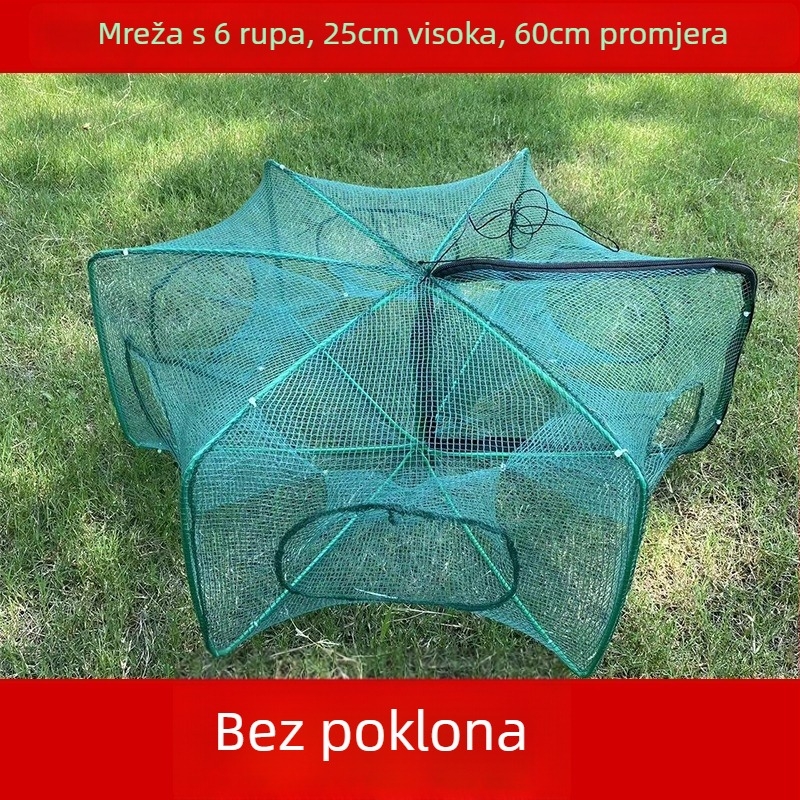 The King in the Net najlon kvadratna mreža za ribu i škampe