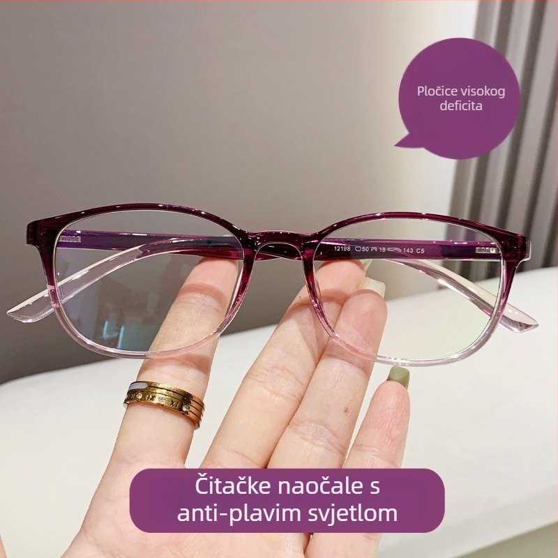 Chuan baoxi Presbiopijske čitačke naočale, unisex okvir TR90, ovalni oblik, leće od polikarbonata