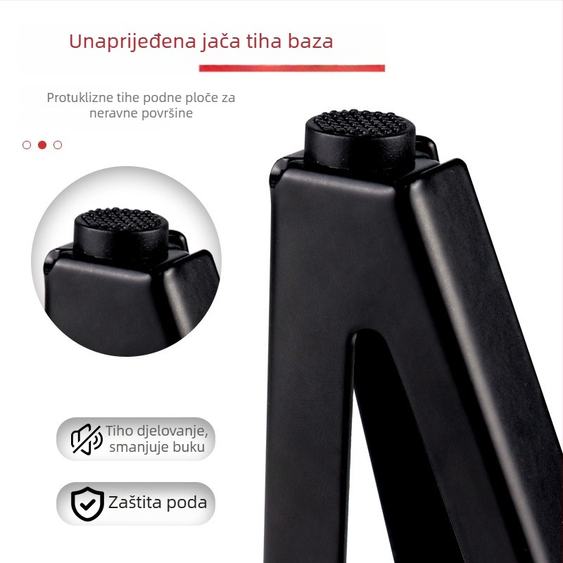 HX005 Nožni podizač za namještaj od hladno valjanog čelika, moderan minimalistički stil, završni premaz elektroplatingom u prahu, za kauče, stolove za kavu i TV ormariće