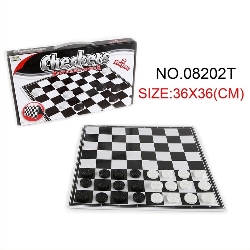 Sklopiva višestruka ploča za šah, Snakes and Ladders i Ludo — karton-plastika konstrukcija; pogodna za uzrast 4–35 godina.