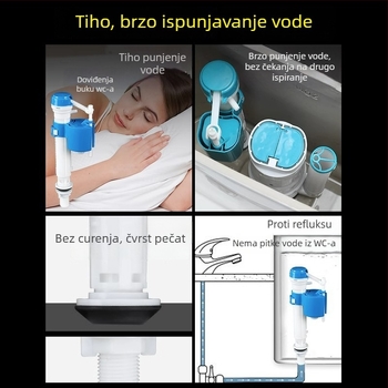 Dodatna oprema za spremnik toaleta – plast, marka Shouli, moderan i jednostavan stil, za direktnu upotrebu