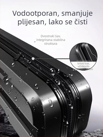 Nova tvrda futrola za štapove za ribolov, pravokutna vodootporna torba za pohranu