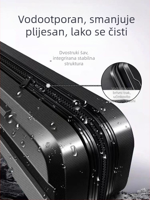 Nova tvrda futrola za štapove za ribolov, pravokutna vodootporna torba za pohranu