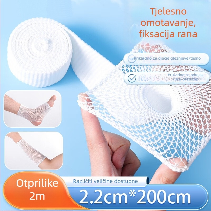 Yilunte prozračna mrežasta elastična tubularna zavoja za glavu, ruku i prste; pogodna za košarku, trčanje i fitness.