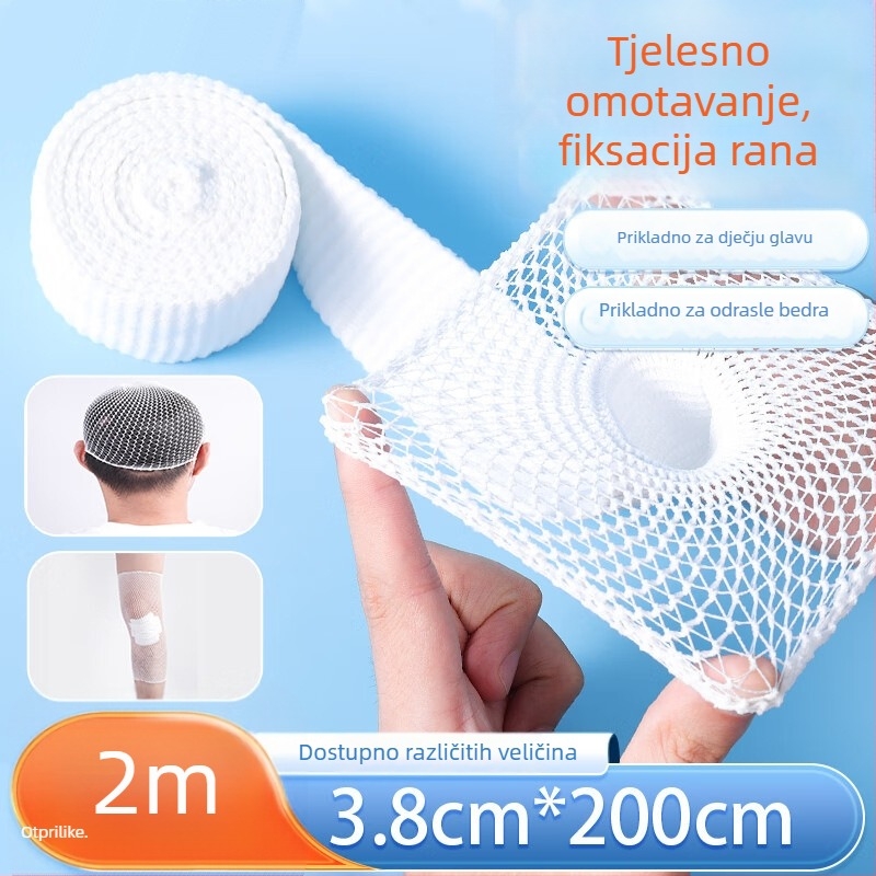 Yilunte prozračna mrežasta elastična tubularna zavoja za glavu, ruku i prste; pogodna za košarku, trčanje i fitness.