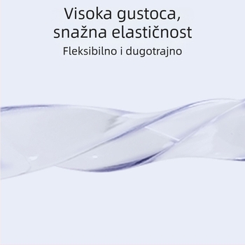 U‑oblikovani prozirni silikonski zaštitnik ruba staklenog stola za kavu – zaštita kutova