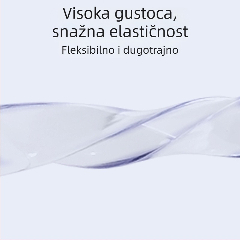 U‑oblikovani prozirni silikonski zaštitnik ruba staklenog stola za kavu – zaštita kutova