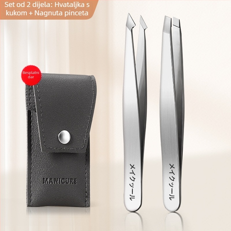 Set klipova za obrve — nehrđajući čelik, podrijetlo Yangjiang, brenda Create a Carpentry Room, privatna oznaka dostupna